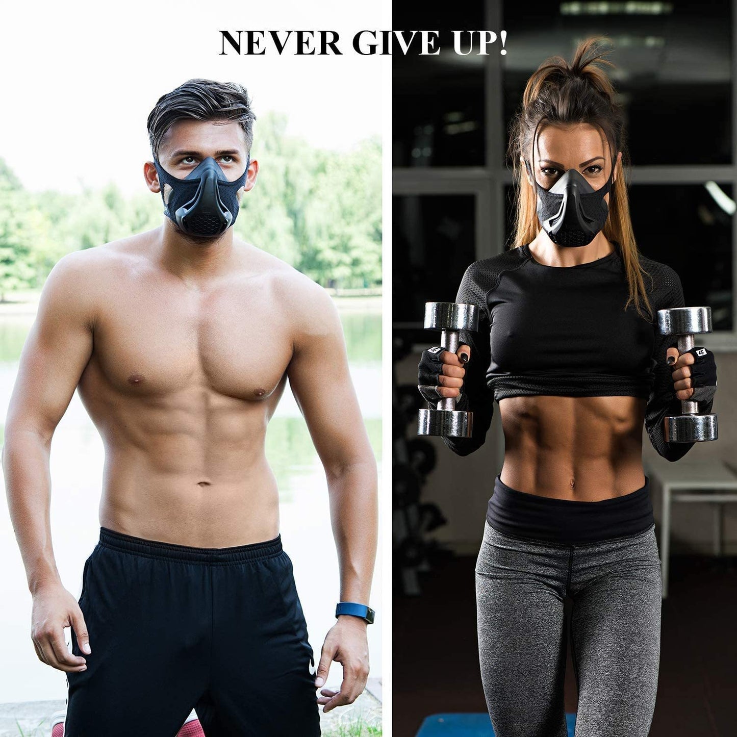 Elevation Resistance Training Cardio Workout Sports Mask With 24