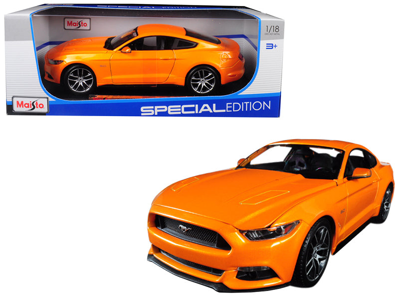 2015 Ford Mustang GT 5.0 Orange Metallic \Special Edition\" 1/18