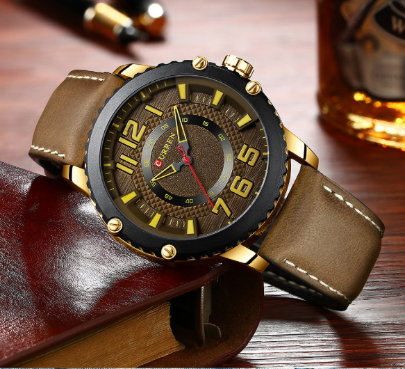 SENSUOUS Leather Watch For Men | 5411229