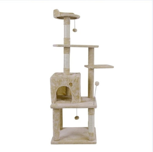 Domestic Delivery Cat Toy House Bed Hanging Balls