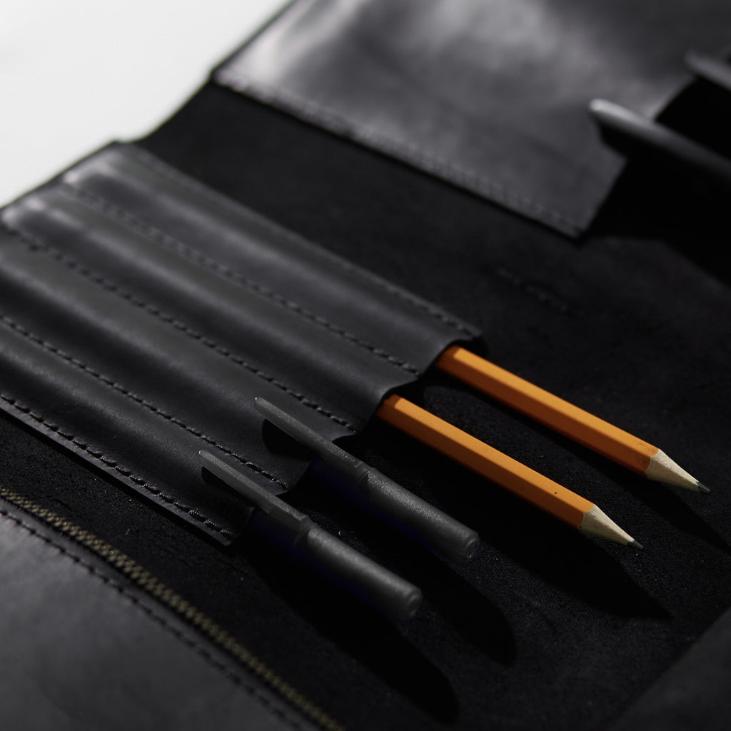 Leather Pen Roll