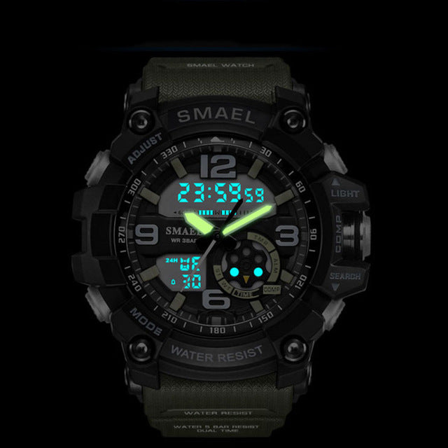 S Shock Military Watches Army Men's Wristwatch LED