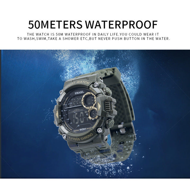 Watch Men Waterproof LED Sports S Shock