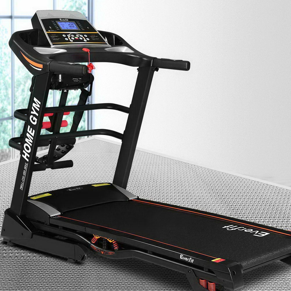 Everfit Electric Treadmill 480mm 18kmh 3.5HP Auto Incline Home Gym Run
