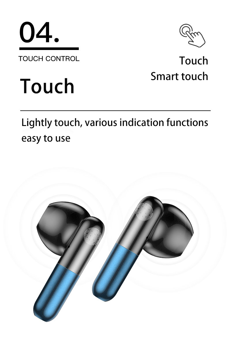Comfortable Wear HIFI Stereo Sport Bluetooth TWS Wireless Headsets