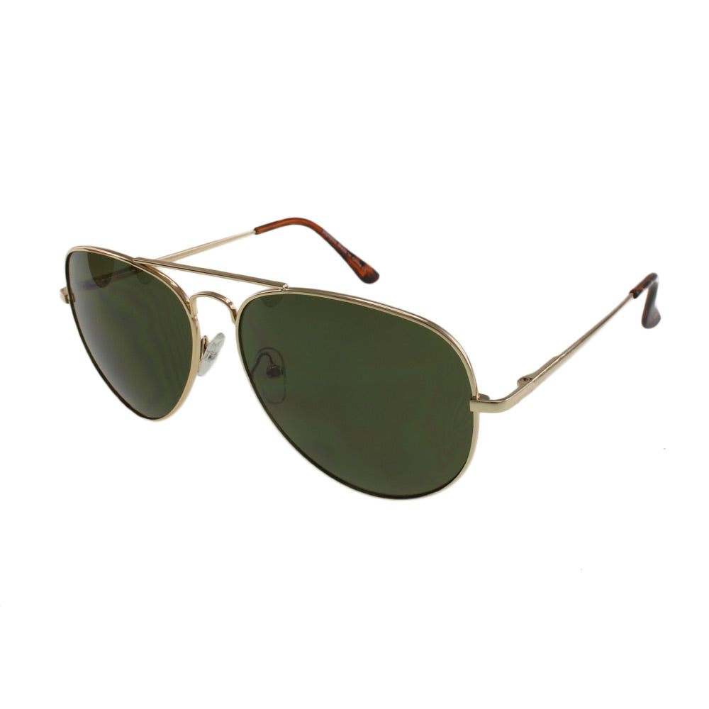 MQ Wright Sunglasses in Gold / G15 Green