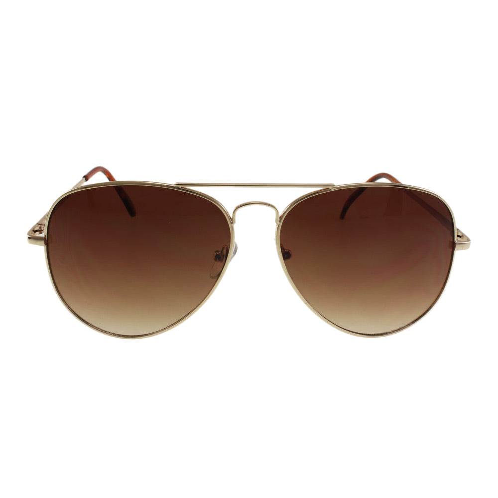 MQ Wright Sunglasses in Gold / Brown