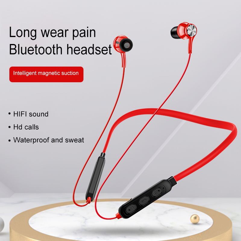 Sport Neckband Bluetooth Earphone Magnetic Wireless Headphones