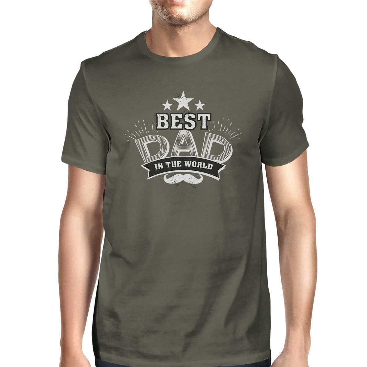 Best Dad In The World Mens Vintage Style Shirt