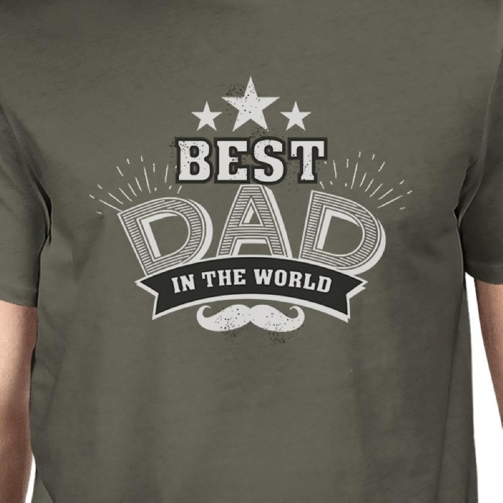 Best Dad In The World Mens Vintage Style Shirt