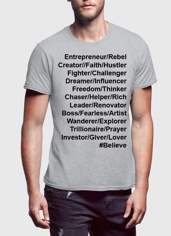 INGREDIENTS OF AN ENTREPRENEUR T-shirt