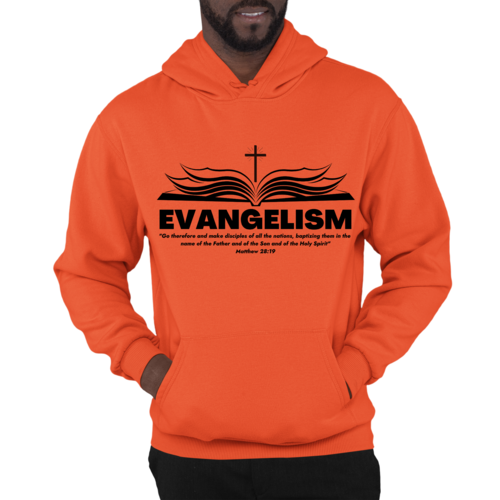 Mens Hoodie Evangelism - Go Therefore And Make Disciples Matthew 28:19